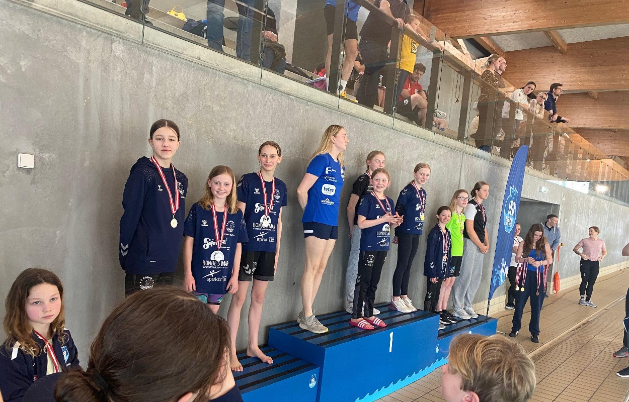 Odder Svømmeklub bedste klub til det årlige regionsmesterskab i Herning