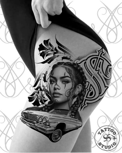 Tattoo Studio 96 præsenterer unikt chicano-inspireret kunstværk fra Alexys