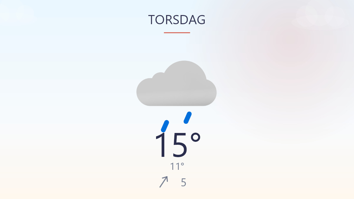 Regn og mildt vejr tager over i dag
