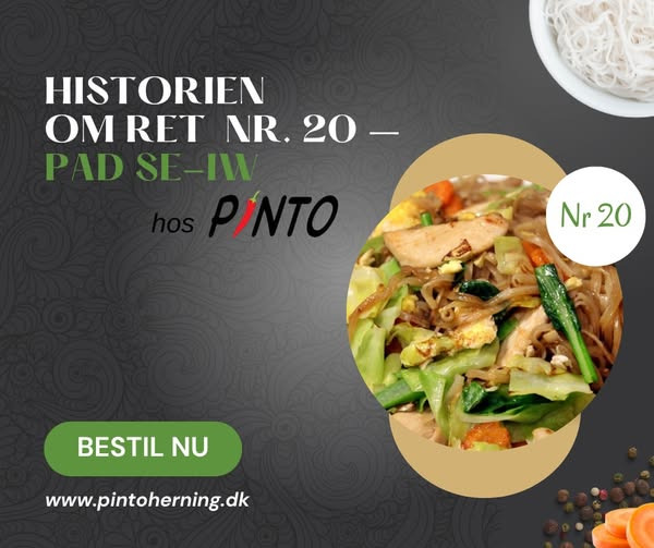 Pinto Thai Take Away fortæller historien om ret nr. 20 Pad Se-Iw