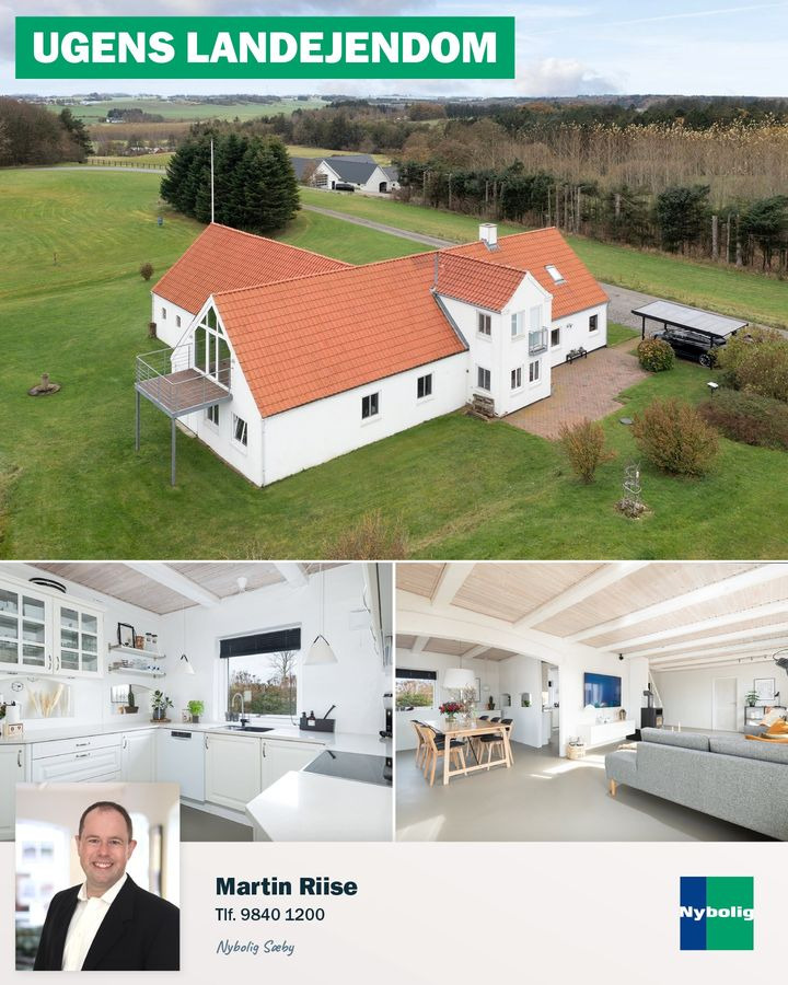 Nybolig Sæby A/S: Ugens landejendom på Rosendalsvej 4 – drømmebolig i naturskønne omgivelser