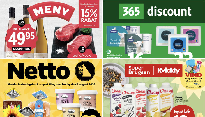 Få Lambi toiletpapir til 16 kr. og Cheasy yoghurt til kun 10 kr. – ugens tilbud i Værløse