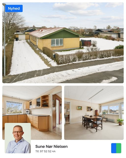 Nybolig Skive I/S fremhæver rummelig villa med stor have i Oddense