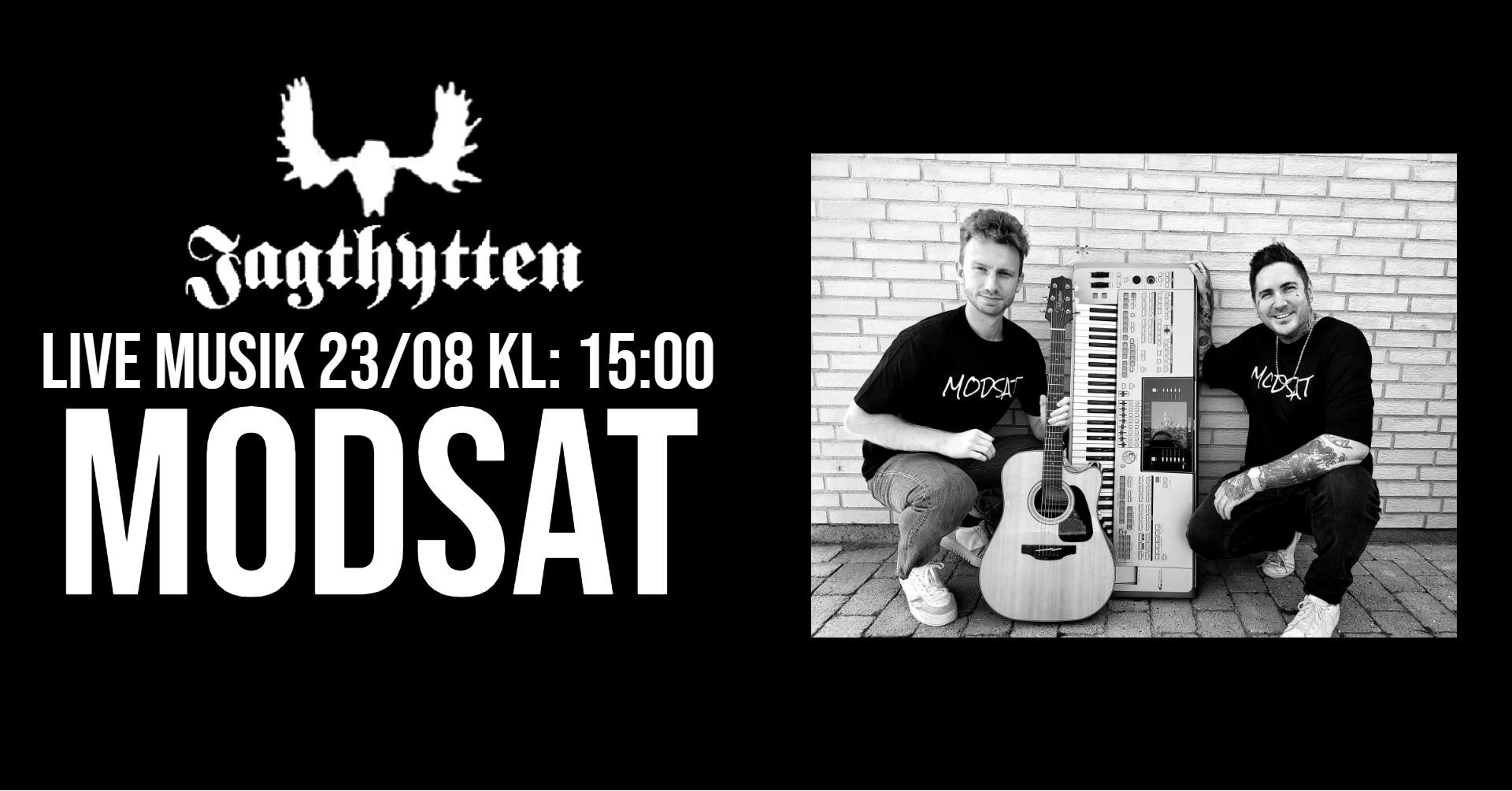 Jagthytten inviterer til energisk live koncert med Modsat