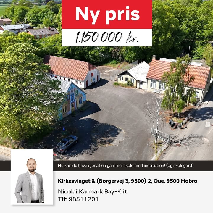 Home Hobro annoncerer prisreduktion på bolig i Oue, Hobro