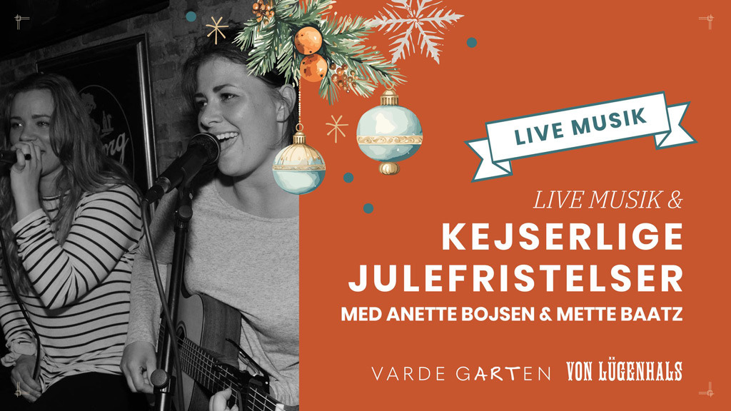 Julestemning og live musik hos Von Lügenhals i Varde