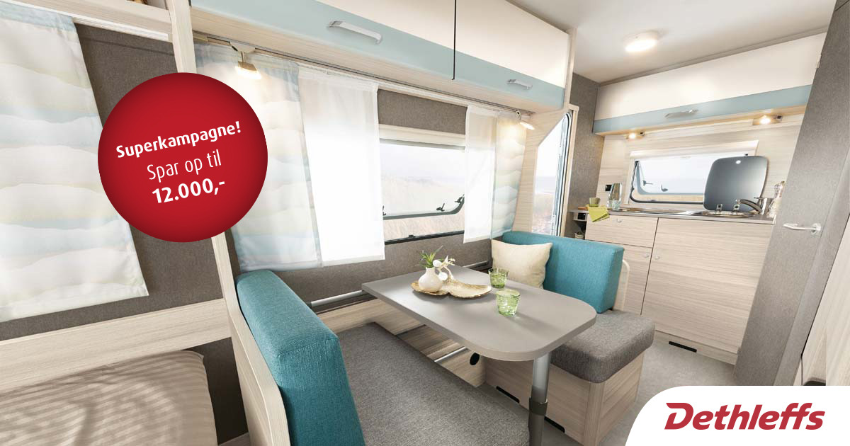 Dethleffs c'joy hos Hinshøj Caravan: Få gratis ekstraudstyr til en værdi af 12.000 kr. ved køb inden 3. november