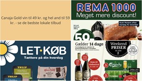 Canaja Gold vin til 49 kr. og hel and til 59 kr. - se de bedste lokale tilbud