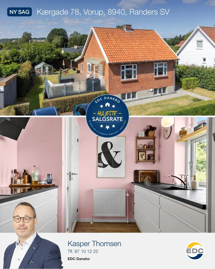 EDC DANEBO fremhæver charmerende murermestervilla i Vorup
