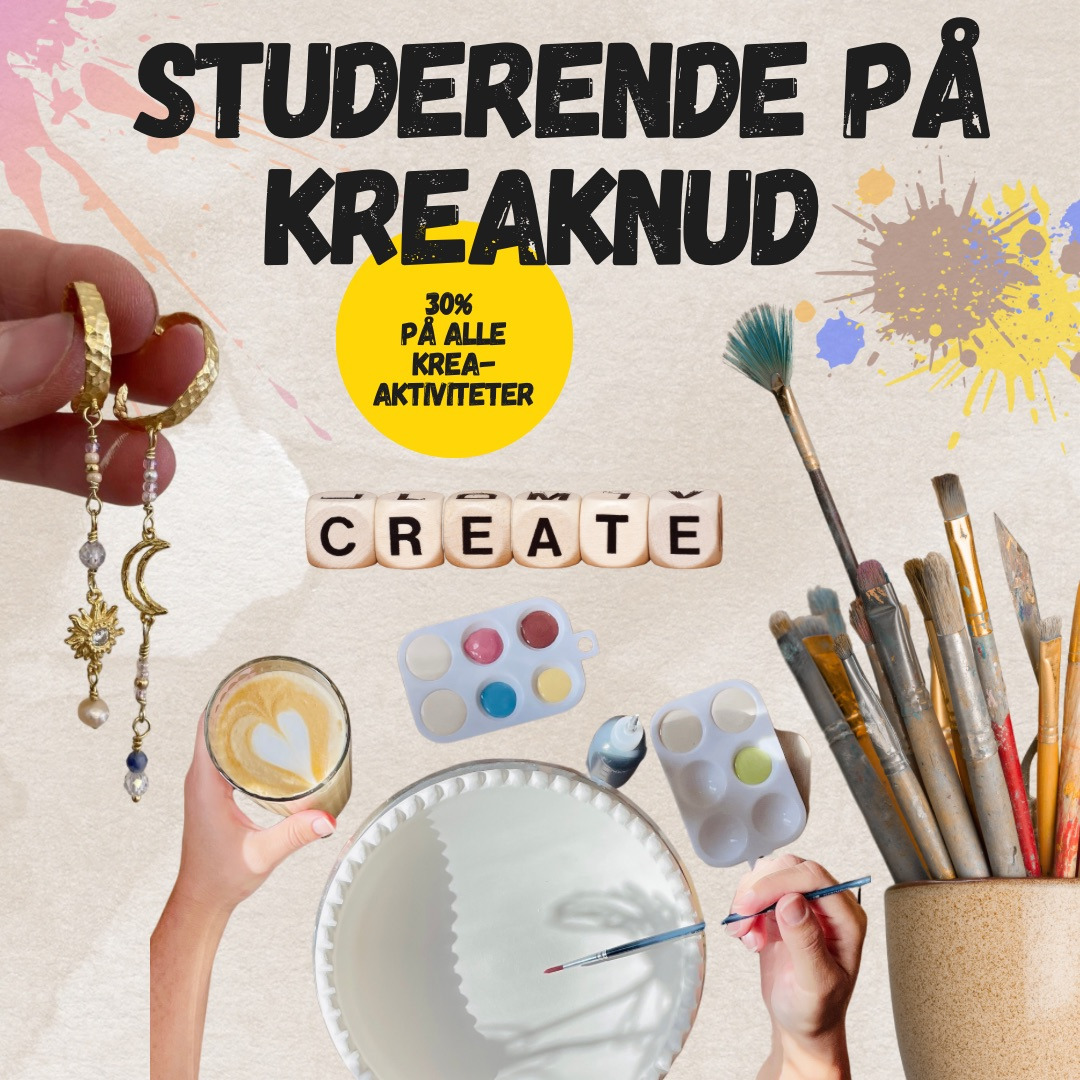 Kreativ aften for studerende på KreaKnud
