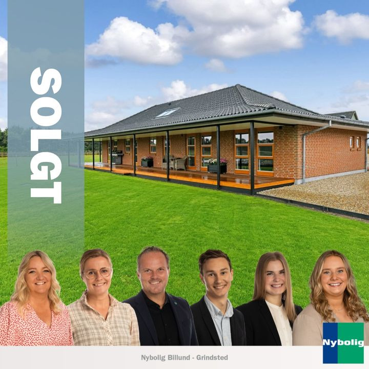 Nybolig Grindsted sælger landejendom på Nollundvej 204 i Grindsted