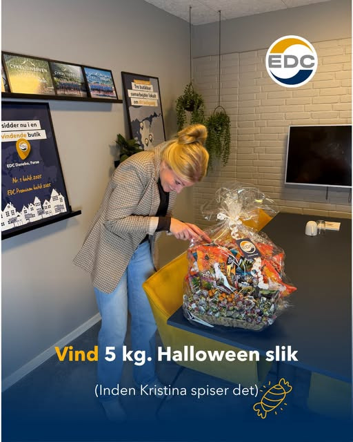 EDC Danebo, Farsø inviterer til EDC-Græskar-jagt om 5 kilo Halloween slik