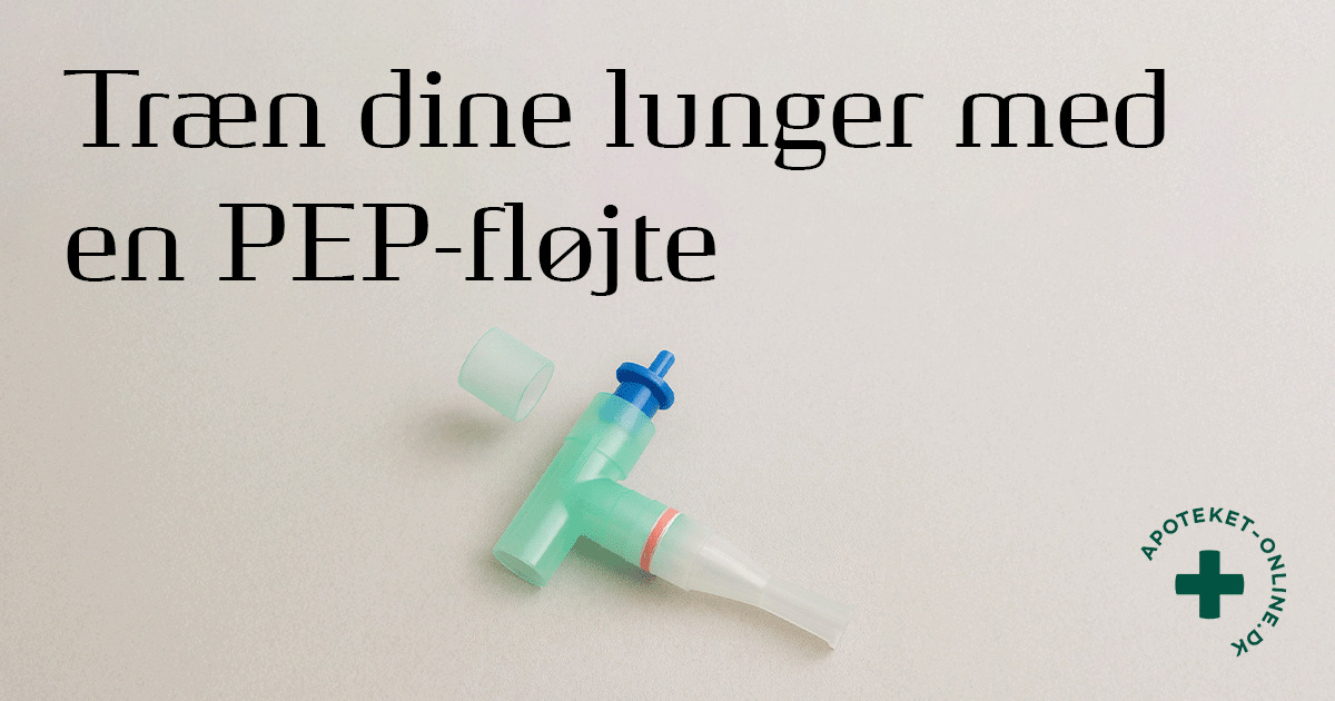Vejlby Apotek fremhæver PEP-fløjte som hjælpemiddel til bedre vejrtrækning