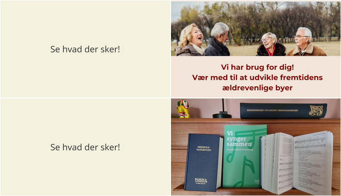 Begivenheder i Bredebro: Fremtidens ældrevenlige by og fællessang