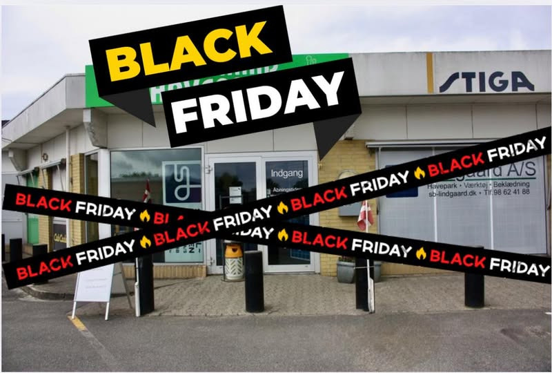 SB Lindgaard A/S er klar til Black Friday med skarpe tilbud og fantastisk service