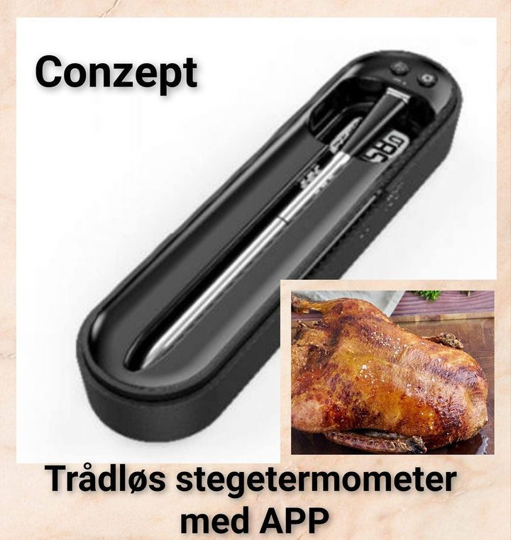 Skarpe juletilbud hos Fredericia Isenkram: Conzept airfryer stegetermometer til kun 299,95 kr.
