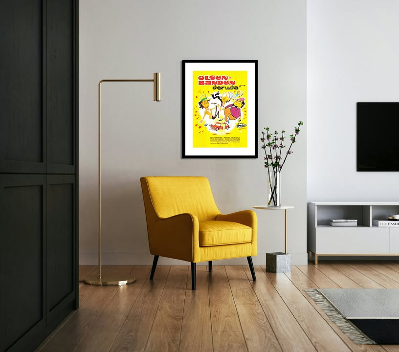 Galleri Avanti hylder Olsen Banden med unik plakatkollektion og tilpasningsmuligheder
