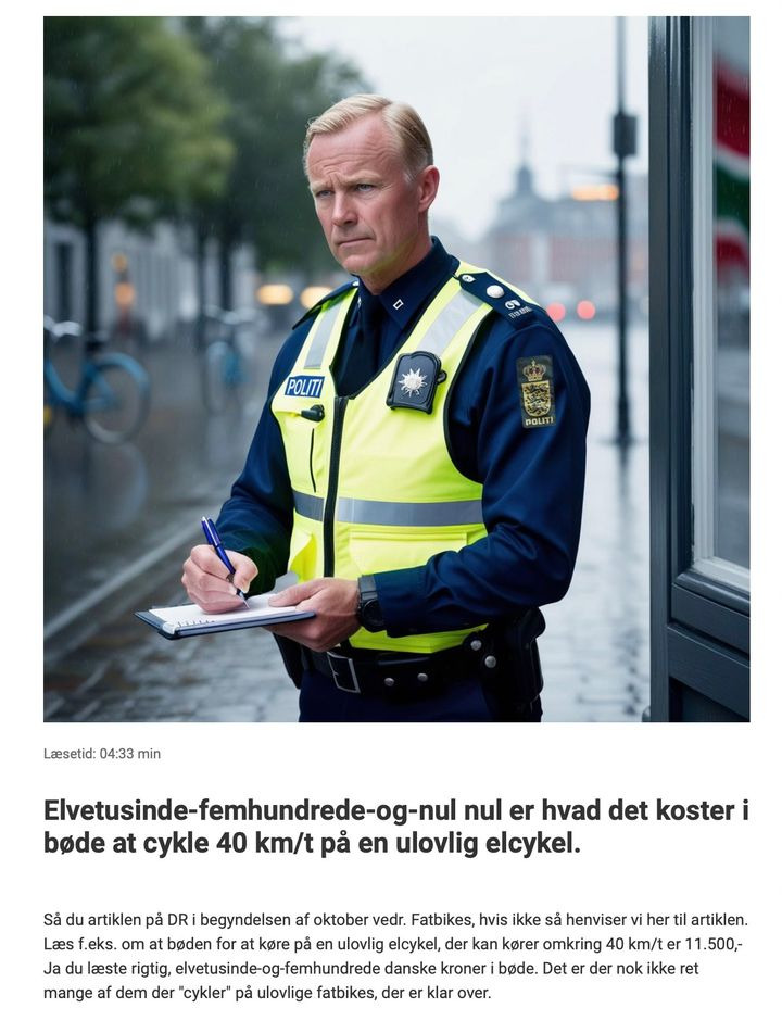 Allbike advarer mod bøder for ulovlige fatbikes i trafikken