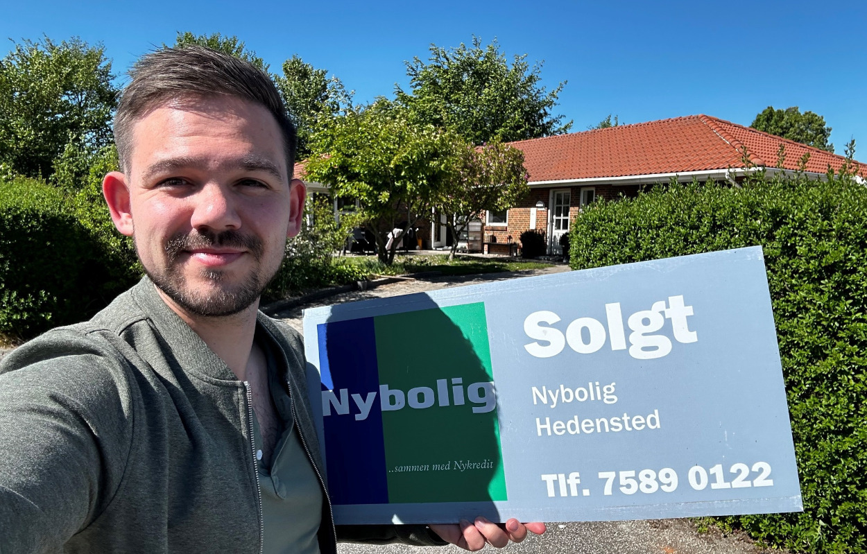 Martin fra Nybolig Hedensted kan melde endnu et hus solgt - uden annoncering