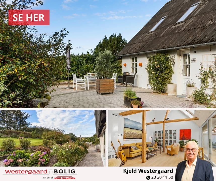 Westergaard Bolig præsenterer charmerende lystejendom nær Thise