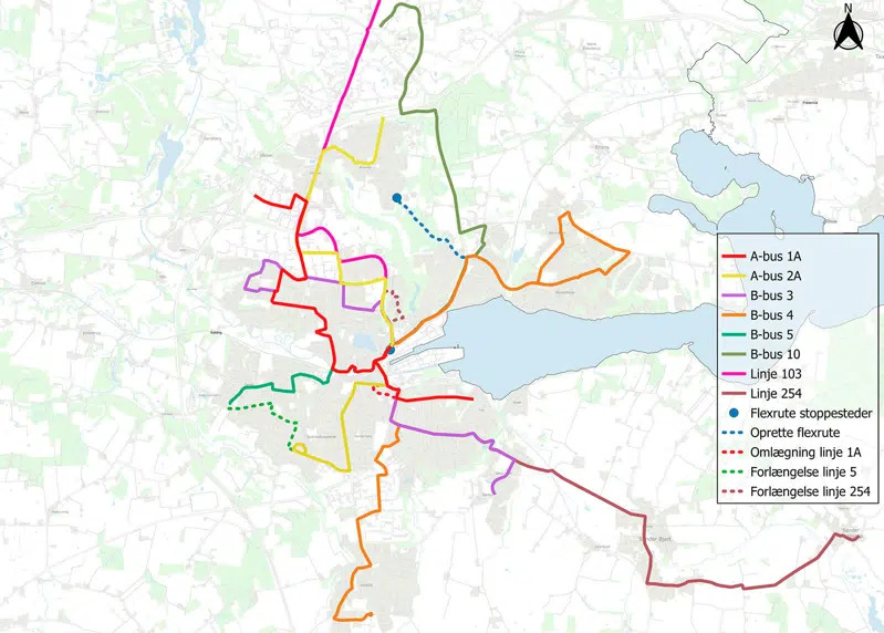 Kolding Kommune lancerer forbedret bybusnet og fremmer grøn omstilling