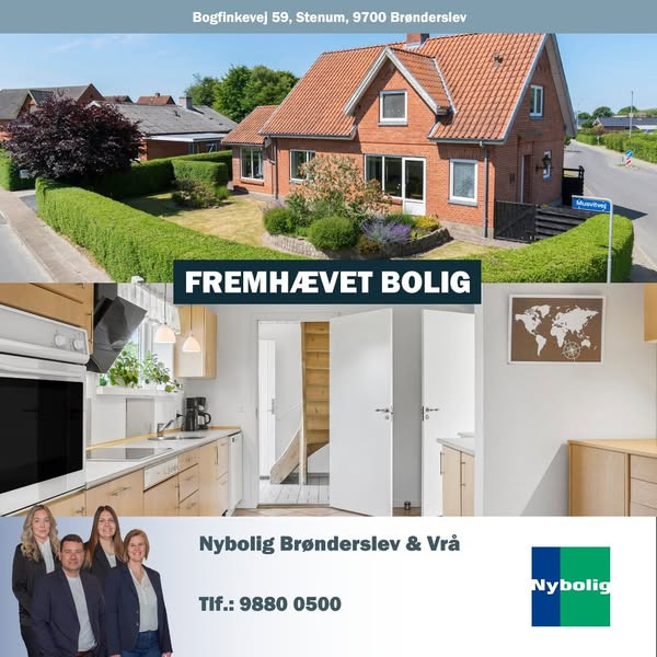 Nybolig Brønderslev & Vrå præsenterer indbydende villa tæt på natur og skole