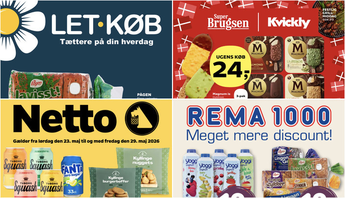 Pågen brød til 16 kr. og Yoggi yoghurt til 10 kr. - fantastiske tilbud i Nørre Alslev