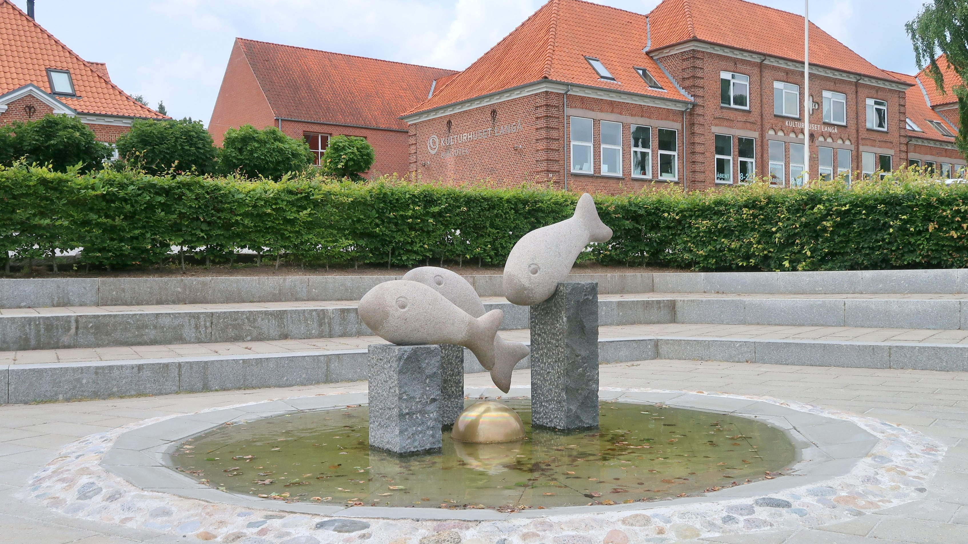 Skulpturer i Randers Kommune får igen vand og lys