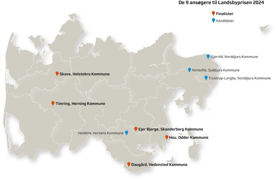 Fem i finalen: De er i spil til Landsbyprisen 2024