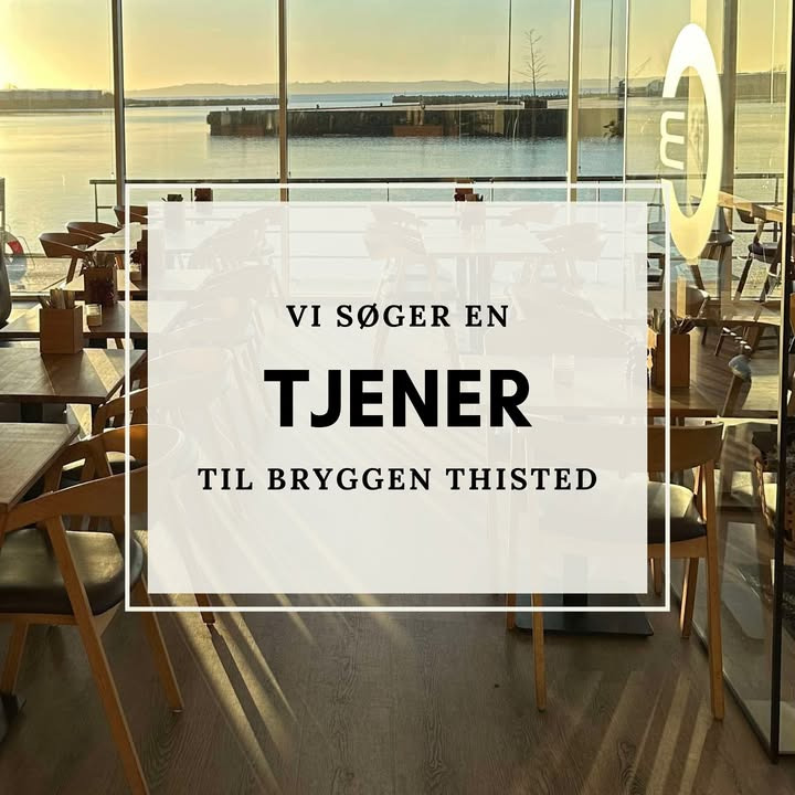 Café Bryggen søger tjenere til fleksible arbejdstider i Thisted