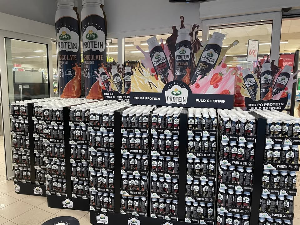 Spar Nørrebro Hjørring tilbyder Arla protein til nedsat pris