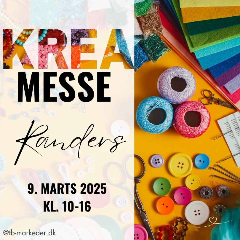 Oplev Danmarks største KREA-messe i Assentofthallerne