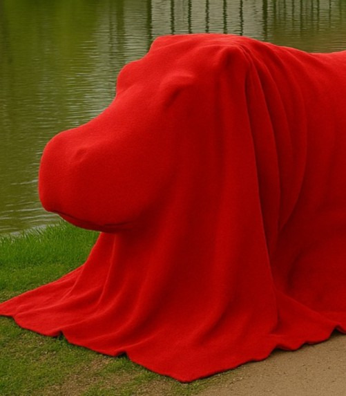 Afsløring af træskulptur ved gadekæret og besøg i Viby Mølle