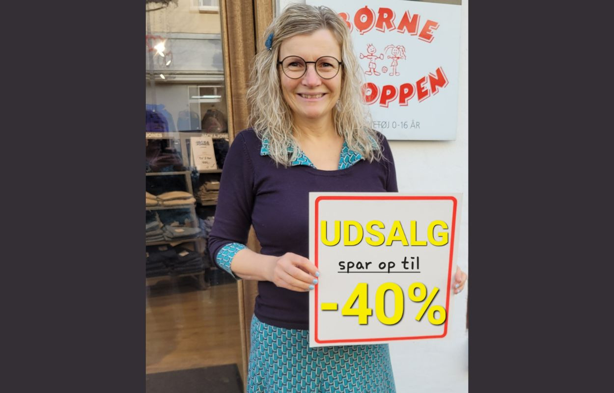 Store besparelser hos Børneshoppen Brønderslevs nytårsudsalg
