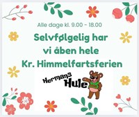 Hermans Hule Thisted er åbent hele Kr. Himmelfartsferien