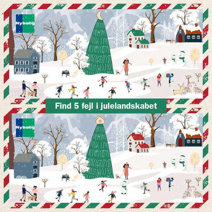 Nybolig Hadsund inviterer til fejlfinding i julelandskabet