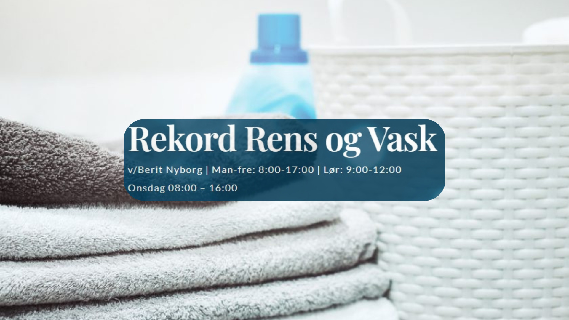 Rekord rens og vask sikrer renere tøj i Slagelse og omegn