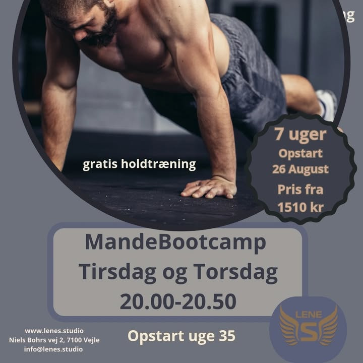 Mande Bootcamp uge 35: Træn i et stærkt fællesskab hos LeneS