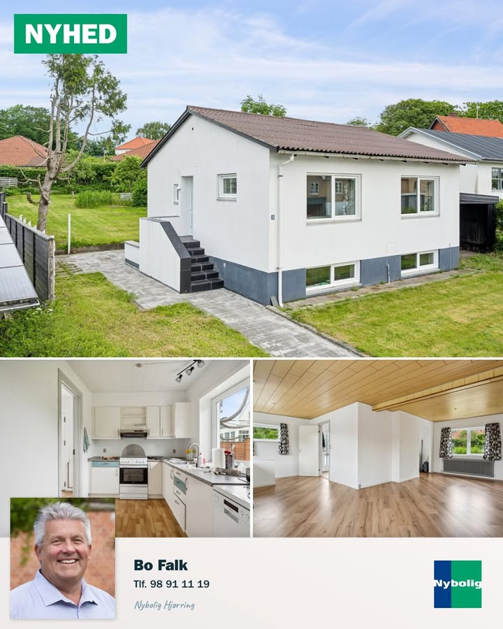 Indflytningsklar villa i Hjørring tilbydes af Nybolig Hjørring v/Morten Hove