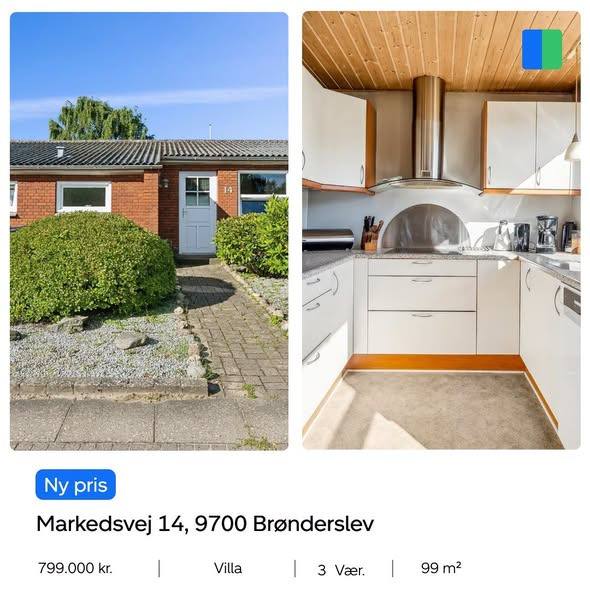 Nybolig Brønderslev & Vrå præsenterer ny pris på Markedsvej 14 i Brønderslev