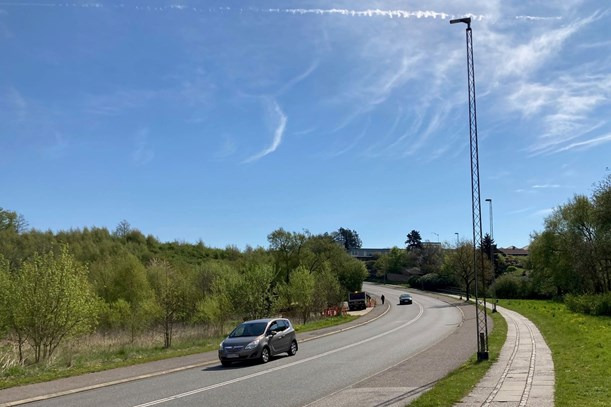 Trafikken på Lyshøj Allé bliver berørt af fjernvarmearbejde