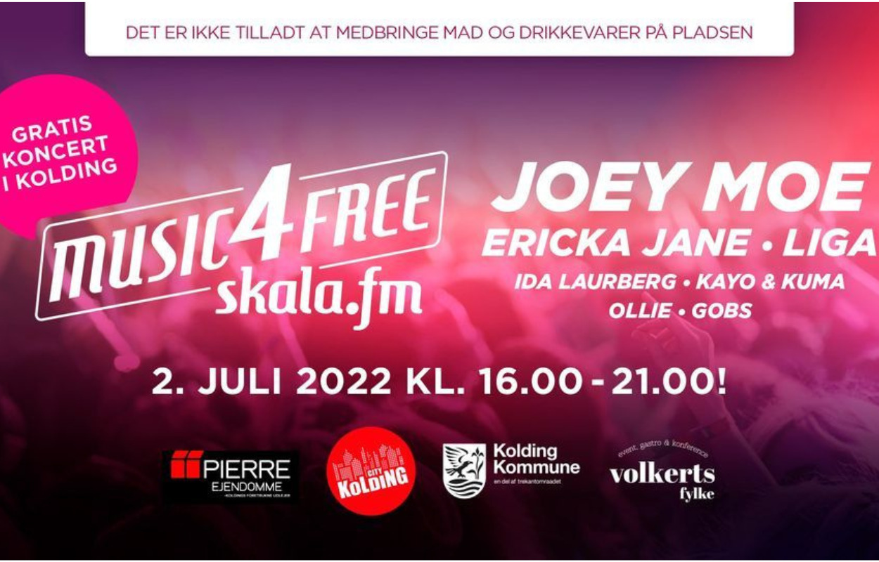 Oplev Music 4 Free i Kolding 
