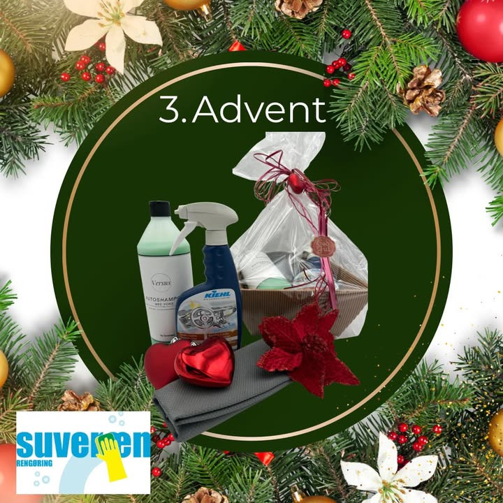 Suveræn Rengøring inviterer til 3. advent konkurrence med chance for at vinde komplet bilvask