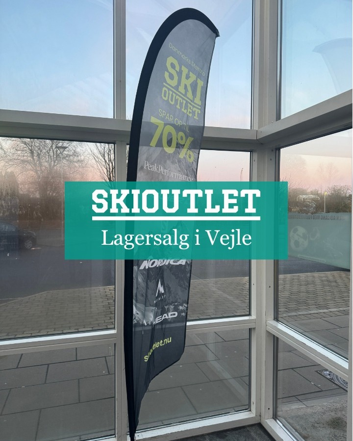 Lagersalg.com annoncerer SkiOutlet i Vejle med store besparelser på skiudstyr