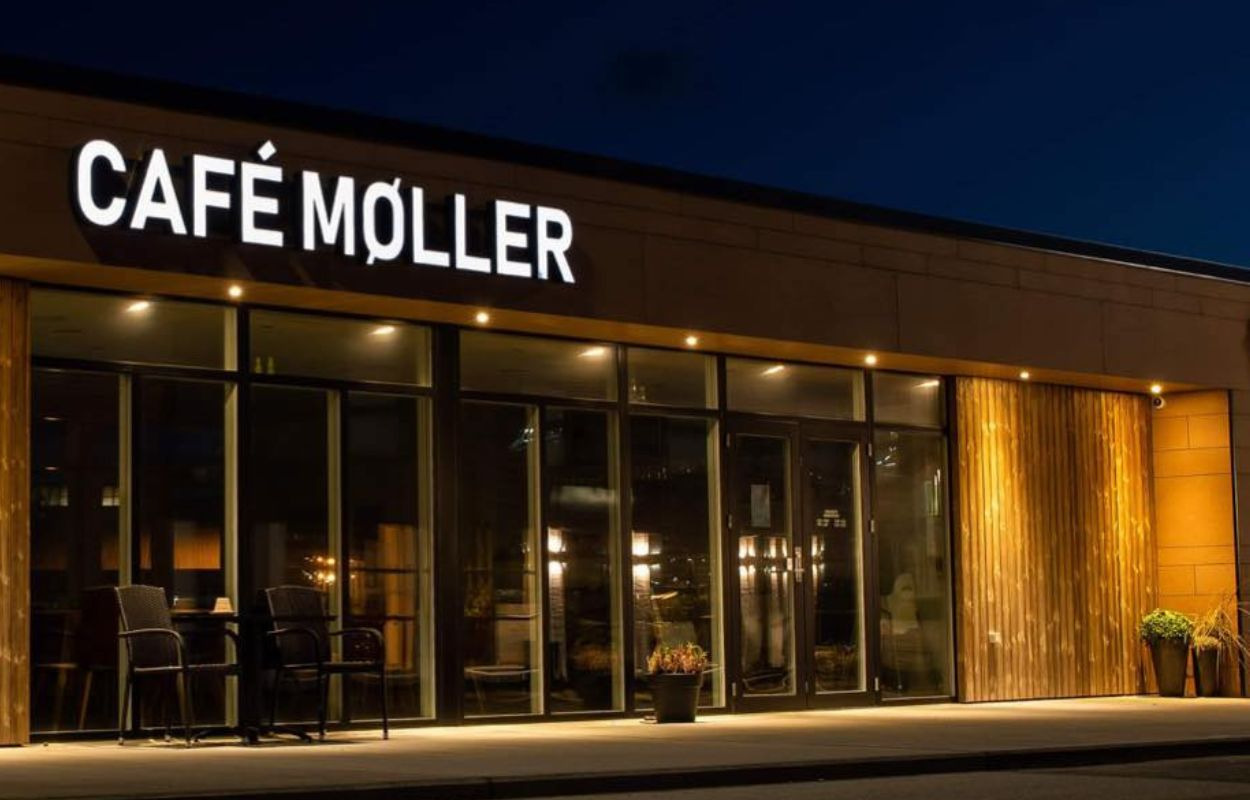 Valentinsdag med udsigt og bobler hos Café Møller