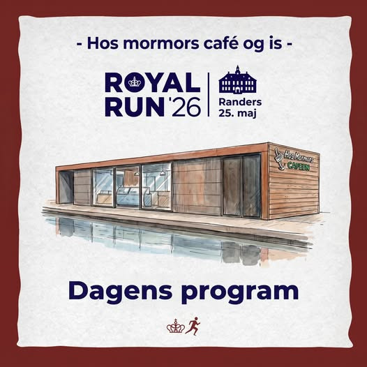 Hos Mormor serverer mad og drikke til Royal Run