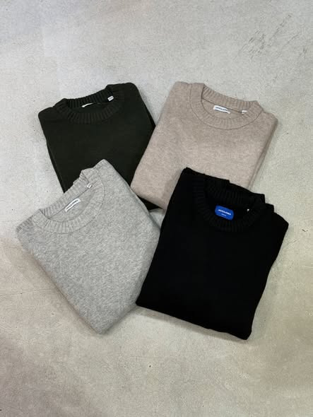 BOXEN præsenterer de populære Soho Ollie striktrøjer fra Jack & Jones