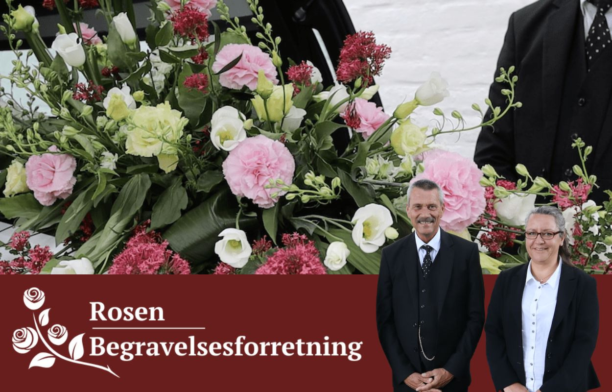 4,8 ud af 5 stjerner på TustPilot: Rosen Begravelsesforretning er din lokale og troværdige bedemand