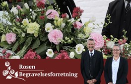 4,8 ud af 5 stjerner på TustPilot: Rosen Begravelsesforretning er din lokale og troværdige bedemand