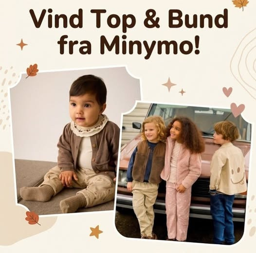 Børneshoppen Brønderslev udlodder top og bund fra Minymo i jubilæumsugen